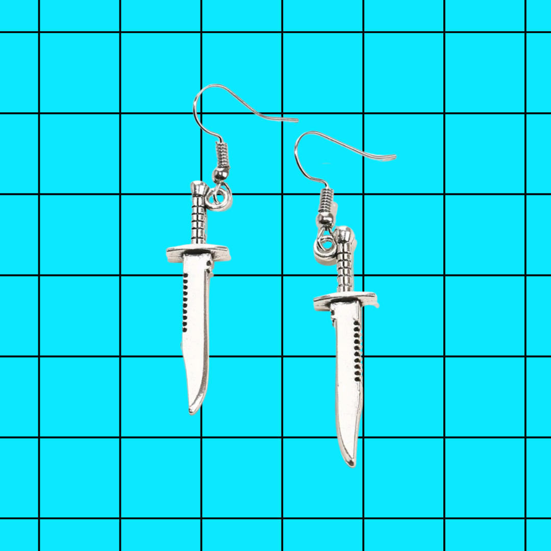 Knife Earrings