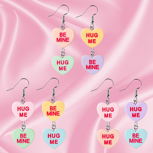 Conversation Heart Earrings